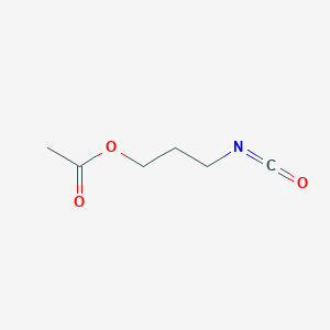 molecular formula C6H9NO3 B2371388 3-Isocyanatopropyl acetate CAS No. 908108-71-4