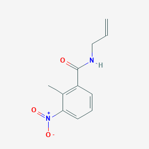 molecular formula C11H12N2O3 B2371396 2-甲基-3-硝基-N-(丙-2-烯-1-基)苯甲酰胺 CAS No. 519004-04-7