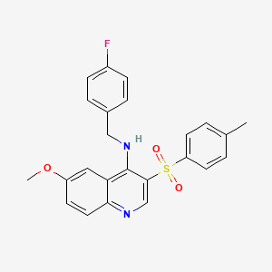 N-(4-fluorobenzyl)-6-methoxy-3-tosylquinolin-4-amine