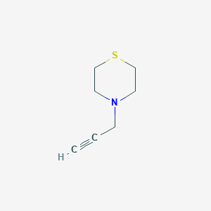 molecular formula C7H11NS B2371439 4-(Prop-2-yn-1-yl)thiomorpholine CAS No. 162936-38-1