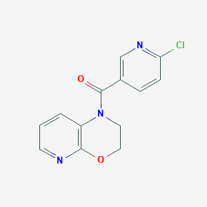 (6-Chloropyridin-3-yl)-(2,3-dihydropyrido[2,3-b][1,4]oxazin-1-yl)methanone