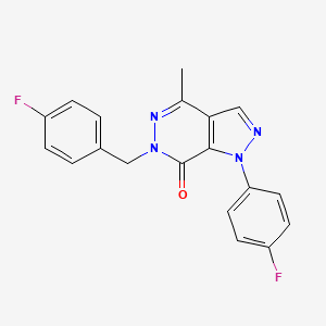 6-(4-fluorobenzyl)-1-(4-fluorophenyl)-4-methyl-1H-pyrazolo[3,4-d]pyridazin-7(6H)-one