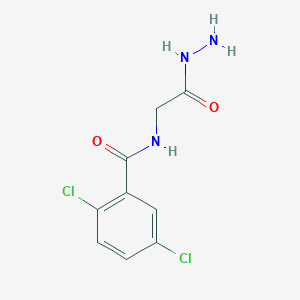 2,5-dichloro-N-(2-hydrazinyl-2-oxoethyl)benzamide
