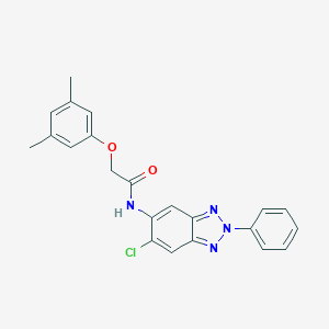 N-(6-chloro-2-phenyl-2H-benzotriazol-5-yl)-2-(3,5-dimethylphenoxy)acetamide