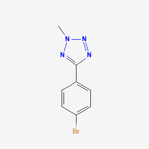 molecular formula C8H7BrN4 B2371503 2-Methyl-5-(4-bromophenyl)tetrazole CAS No. 69746-36-7