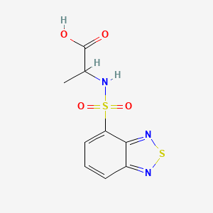 2-(2,1,3-Benzothiadiazol-4-ylsulfonylamino)propanoic acid