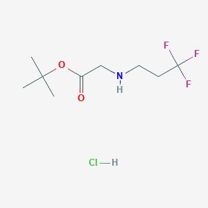 tert-Butyl (3,3,3-trifluoropropyl)glycinate hydrochloride