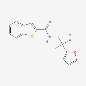 N-(2-(furan-2-yl)-2-hydroxypropyl)benzo[b]thiophene-2-carboxamide