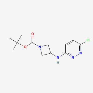 Tert-butyl 3-[(6-chloropyridazin-3-yl)amino]azetidine-1-carboxylate
