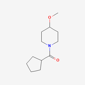 molecular formula C12H21NO2 B2371692 环戊基(4-甲氧基哌啶-1-基)甲酮 CAS No. 1340684-15-2