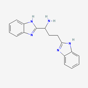 1,3-bis(1H-benzimidazol-2-yl)propan-1-amine