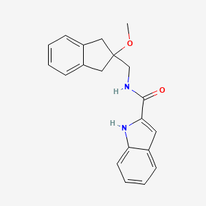 N-((2-methoxy-2,3-dihydro-1H-inden-2-yl)methyl)-1H-indole-2-carboxamide