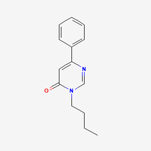 molecular formula C14H16N2O B2371722 3-butyl-6-phenylpyrimidin-4(3H)-one CAS No. 1210603-32-9