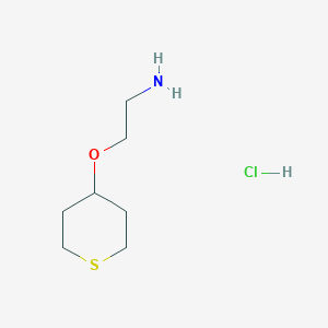 molecular formula C7H16ClNOS B2371755 2-(噻吩-4-氧基)乙胺盐酸盐 CAS No. 2138232-46-7