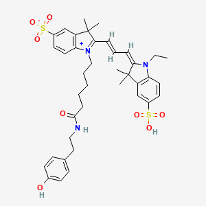 molecular formula C39H47N3O8S2 B2371799 花青3酪胺 CAS No. 174961-75-2