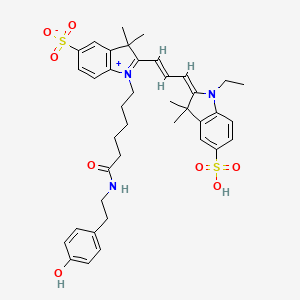 molecular formula C39H47N3O8S2 B2371799 3-cianina tiramida CAS No. 174961-75-2