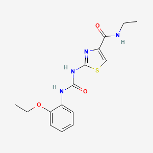 2-(3-(2-ethoxyphenyl)ureido)-N-ethylthiazole-4-carboxamide