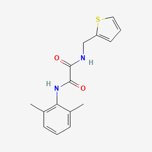 molecular formula C15H16N2O2S B2371810 N'-(2,6-二甲苯基)-N-(噻吩-2-基甲基)草酰胺 CAS No. 898374-88-4