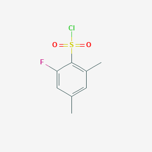 molecular formula C8H8ClFO2S B2371821 2,4-二甲基-6-氟苯磺酰氯 CAS No. 1694456-19-3