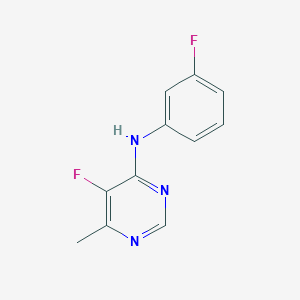 5-Fluoro-N-(3-fluorophenyl)-6-methylpyrimidin-4-amine