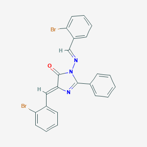4-(o-Bromobenzylidene)-1-((o-bromobenzylidene)amino)-2-phenyl-2-imidazolin-5-one