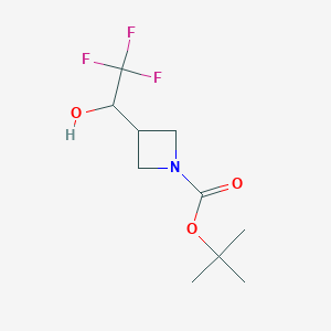 Tert-butyl 3-(2,2,2-trifluoro-1-hydroxyethyl)azetidine-1-carboxylate