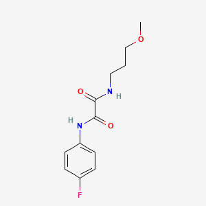 N'-(4-fluorophenyl)-N-(3-methoxypropyl)oxamide