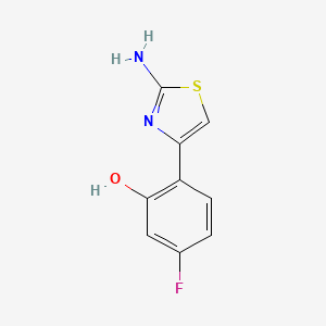 2-(2-Aminothiazol-4-yl)-5-fluorophenol