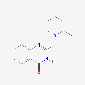 molecular formula C15H19N3O B2371948 2-[(2-methylpiperidino)methyl]-4(3H)-quinazolinone CAS No. 866010-63-1