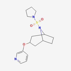 (1R,5S)-3-(pyridin-3-yloxy)-8-(pyrrolidin-1-ylsulfonyl)-8-azabicyclo[3.2.1]octane