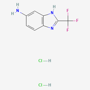 2-Trifluoromethyl-3h-benzoimidazol-5-ylamine dihydrochloride