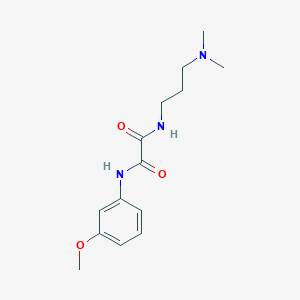 molecular formula C14H21N3O3 B2371973 N-[3-(dimethylamino)propyl]-N'-(3-methoxyphenyl)oxamide CAS No. 886900-47-6