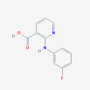 molecular formula C12H9FN2O2 B2371977 2-[(3-Fluorophenyl)amino]pyridine-3-carboxylic acid CAS No. 57978-55-9