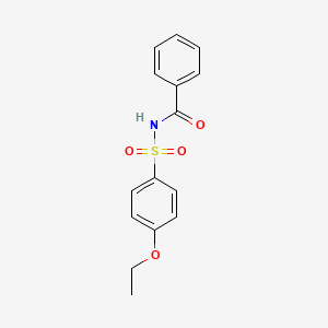 molecular formula C15H15NO4S B2371994 N-(4-ethoxybenzenesulfonyl)benzamide CAS No. 708290-01-1