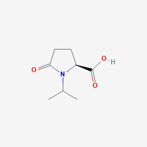 molecular formula C8H13NO3 B2371998 L-Proline, 1-(1-methylethyl)-5-oxo- CAS No. 928063-85-8