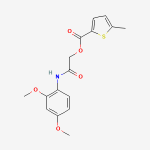 [(2,4-Dimethoxyphenyl)carbamoyl]methyl 5-methylthiophene-2-carboxylate