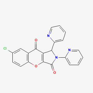 7-Chloro-1,2-di(pyridin-2-yl)-1,2-dihydrochromeno[2,3-c]pyrrole-3,9-dione