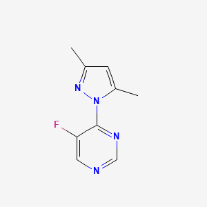 4-(3,5-Dimethylpyrazol-1-yl)-5-fluoropyrimidine