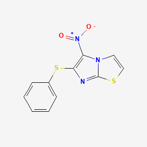 5-Nitro-6-(phenylsulfanyl)imidazo[2,1-b][1,3]thiazole