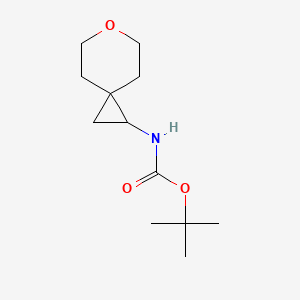 tert-Butyl N-{6-oxaspiro[2.5]octan-1-yl}carbamate
