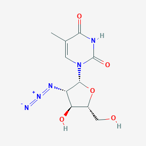 molecular formula C10H13N5O5 B237206 1-(2-Azido-2-deoxyarabinofuranosyl)thymine CAS No. 131232-94-5