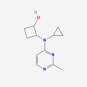 2-[Cyclopropyl(2-methylpyrimidin-4-yl)amino]cyclobutan-1-ol