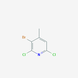 molecular formula C6H4BrCl2N B2372107 3-Bromo-2,6-dichloro-4-methylpyridine CAS No. 1935951-83-9