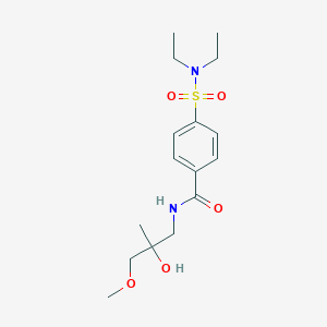 B2372193 4-(N,N-diethylsulfamoyl)-N-(2-hydroxy-3-methoxy-2-methylpropyl)benzamide CAS No. 1334370-36-3