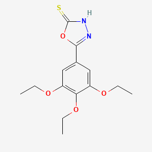 5-(3,4,5-Triethoxyphenyl)-1,3,4-oxadiazole-2-thiol