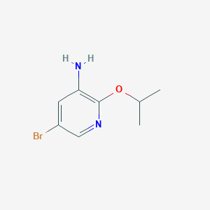 B2372252 5-Bromo-2-(propan-2-yloxy)pyridin-3-amine CAS No. 1250146-54-3
