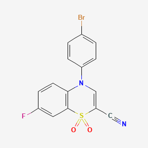 N-(3-methylbutyl)-N'-[1-(methylsulfonyl)-2,3-dihydro-1H-indol-6-yl]urea