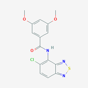molecular formula C15H12ClN3O3S B237234 N-(5-chloro-2,1,3-benzothiadiazol-4-yl)-3,5-dimethoxybenzamide 