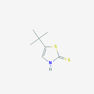 molecular formula C7H11NS2 B2372354 5-叔丁基-1,3-噻唑-2-硫醇 CAS No. 58417-82-6