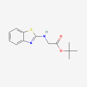 molecular formula C13H16N2O2S B2372368 Tert-butyl 2-(1,3-benzothiazol-2-ylamino)acetate CAS No. 2248279-99-2